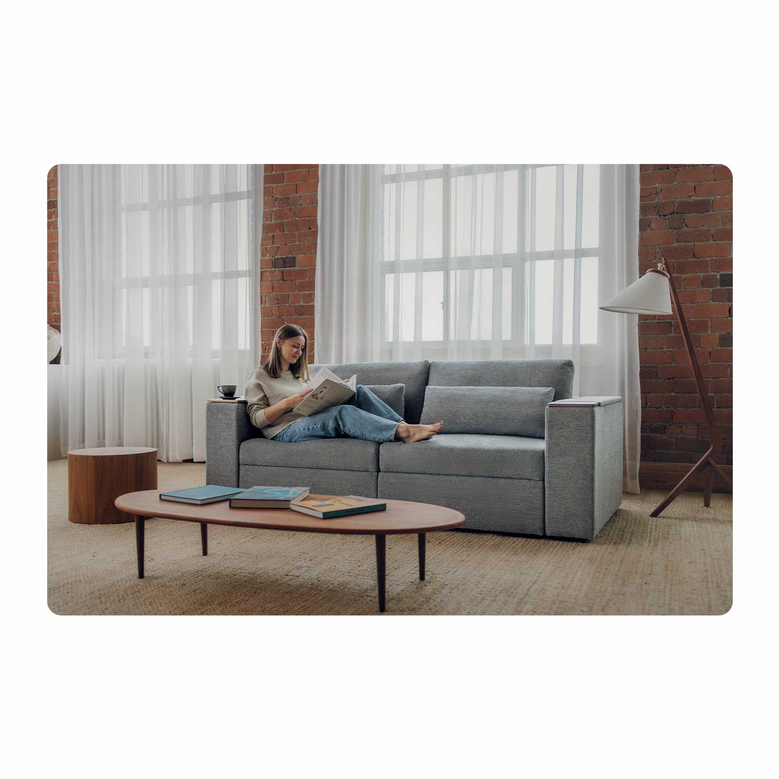 Two Seater Sofa - Image 6