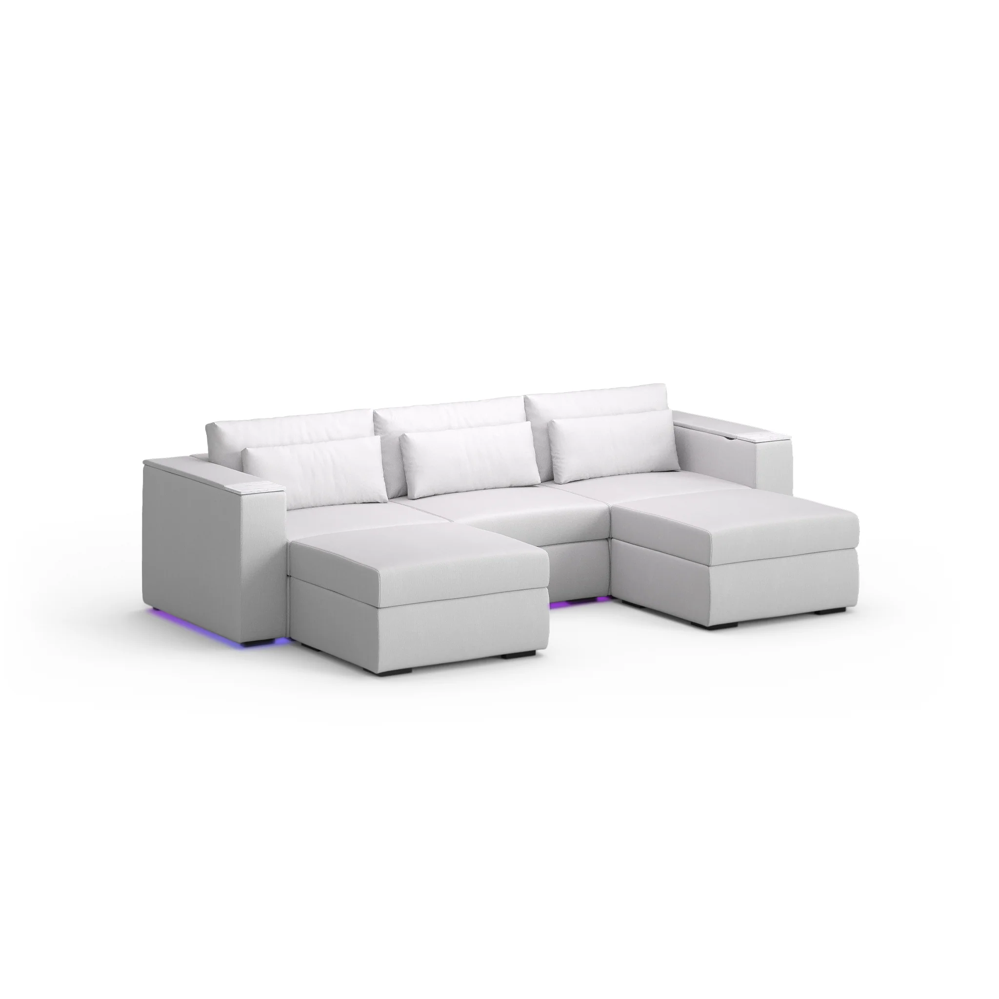 Three Seater - With 2 ottomans - Image 40
