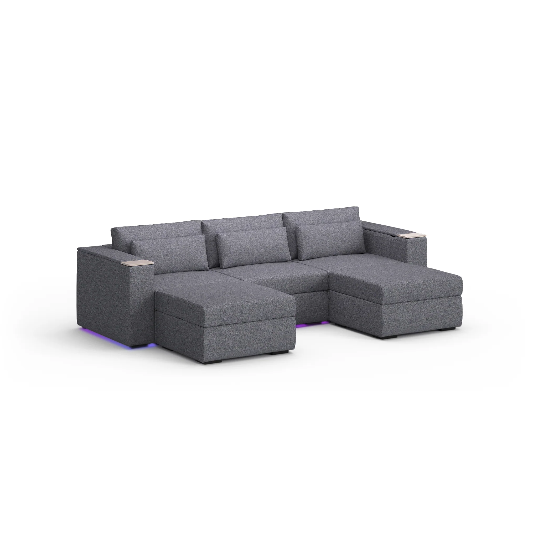 Three Seater - With 2 ottomans - Image 53