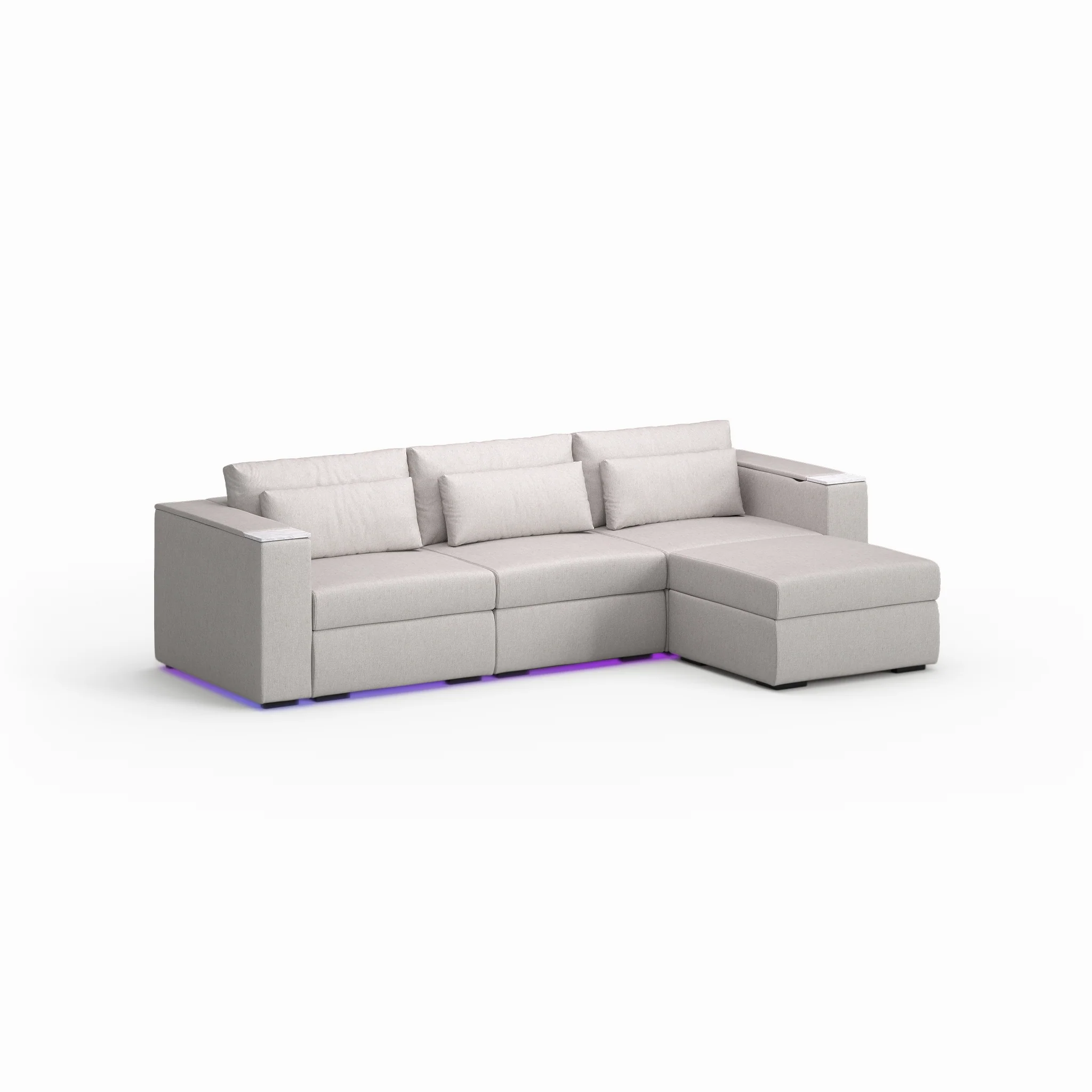 Three Seater - With ottoman - Image 46