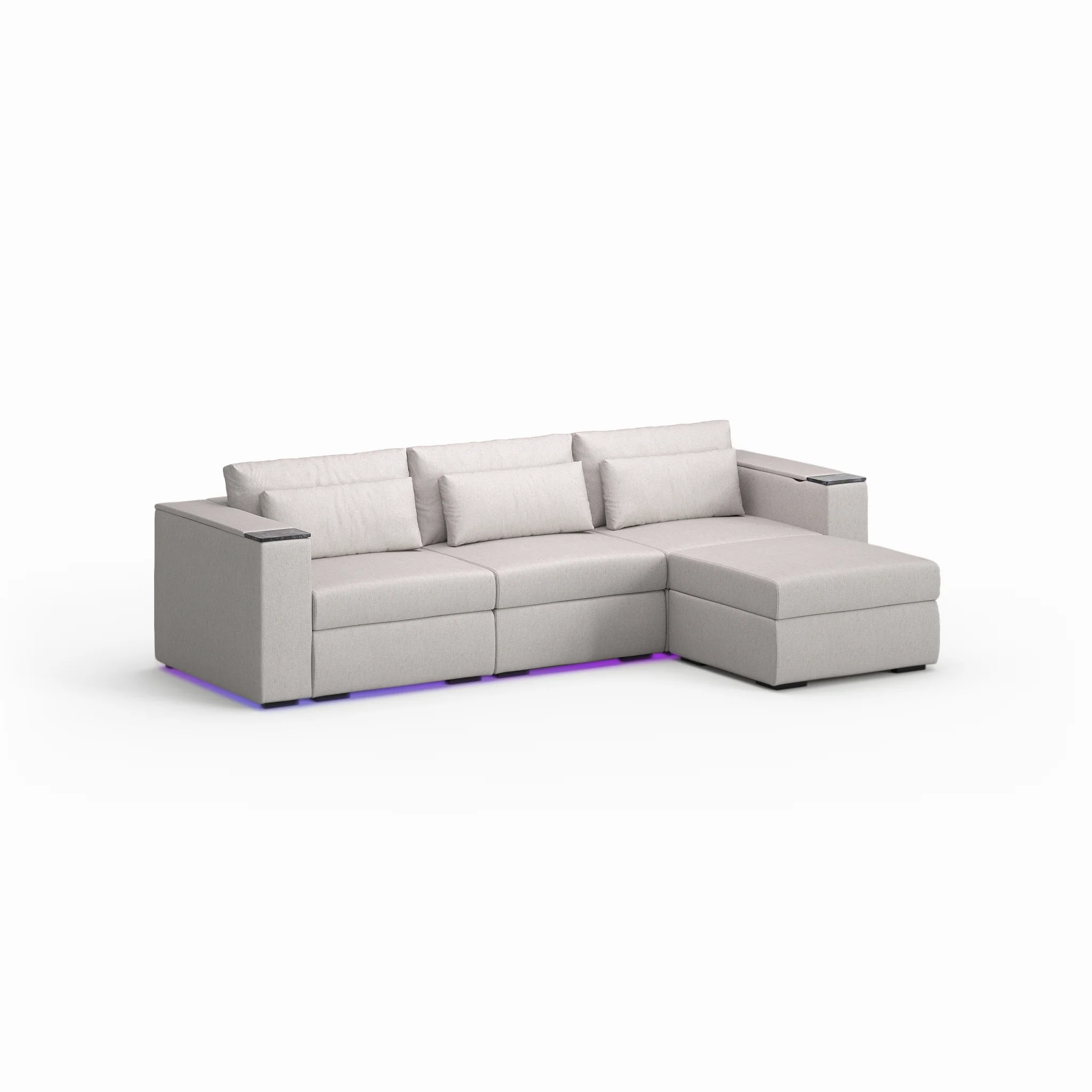 Three Seater - With ottoman - Image 49